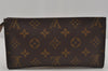 Authentic Louis Vuitton Monogram Pouch For Bucket GM LV Junk 1512J