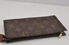 Authentic Louis Vuitton Monogram Pouch For Bucket GM LV Junk 1512J