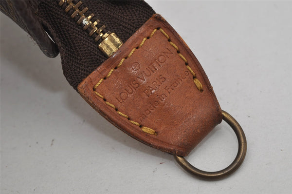 Authentic Louis Vuitton Monogram Pouch For Bucket GM LV Junk 1512J