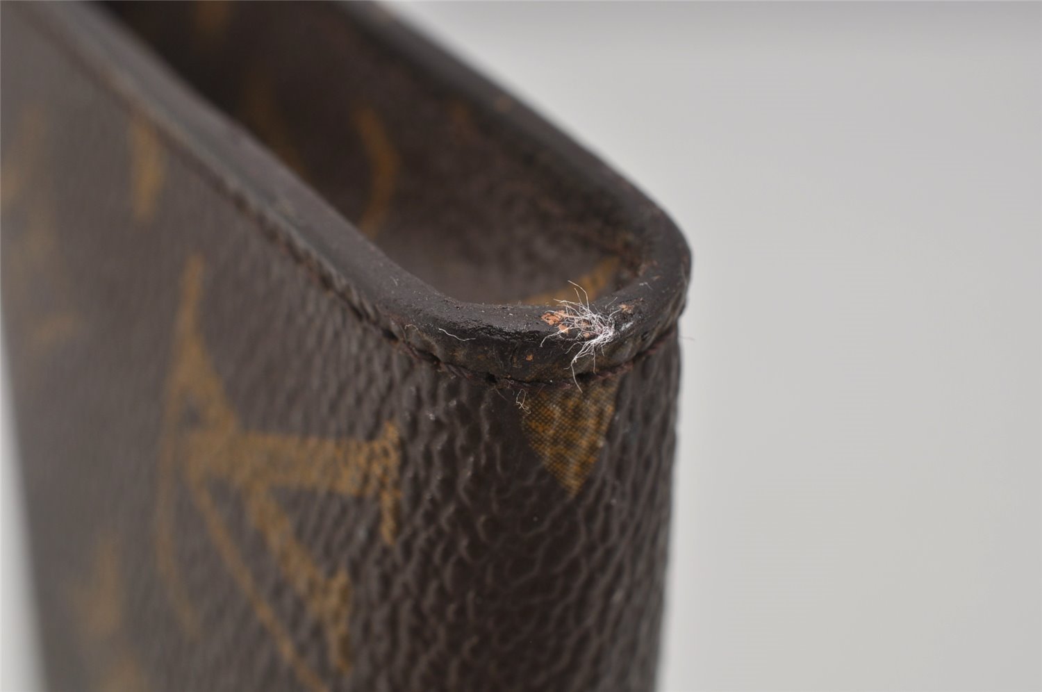 Authentic Louis Vuitton Monogram Pouch For Bucket GM LV Junk 1512J