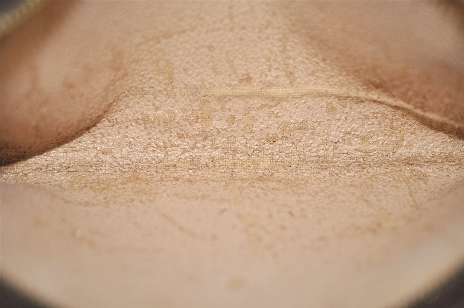 Authentic Louis Vuitton Monogram Pouch For Bucket GM LV Junk 1512J