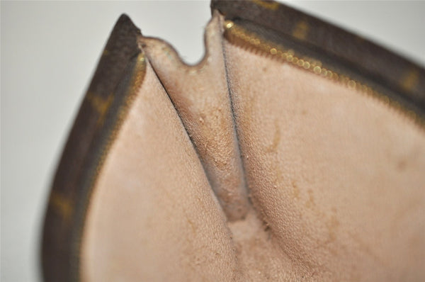 Authentic Louis Vuitton Monogram Pouch For Bucket GM LV Junk 1512J