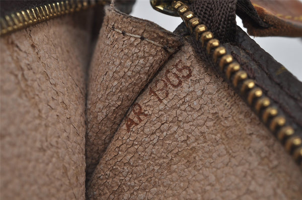 Authentic Louis Vuitton Monogram Pouch For Bucket GM LV Junk 1512J