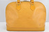 Authentic Louis Vuitton Epi Alma PM Hand Bag Yellow M52149 LV 1512K