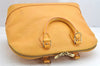 Authentic Louis Vuitton Epi Alma PM Hand Bag Yellow M52149 LV 1512K