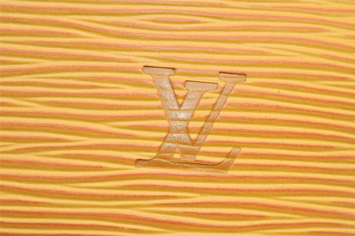 Authentic Louis Vuitton Epi Alma PM Hand Bag Yellow M52149 LV 1512K