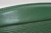 Authentic Louis Vuitton Epi Trousse Crete Clutch Bag Green M48407 LV Junk 1513I
