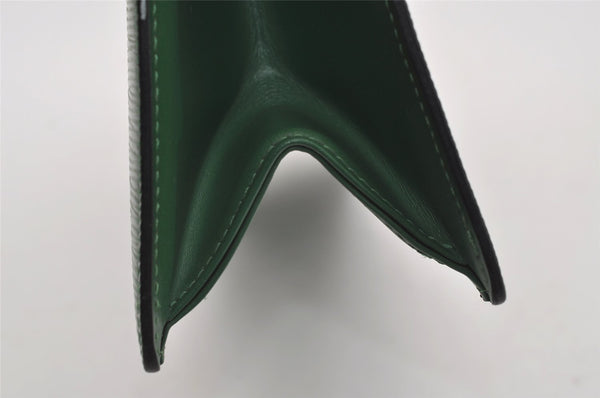 Authentic Louis Vuitton Epi Trousse Crete Clutch Bag Green M48407 LV Junk 1513I