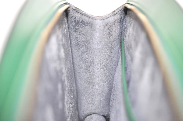 Authentic Louis Vuitton Epi Trousse Crete Clutch Bag Green M48407 LV Junk 1513I