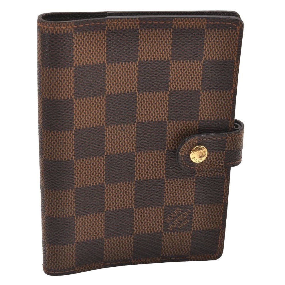 Authentic Louis Vuitton Damier Agenda PM Notebook Cover R20700 LV 1515J