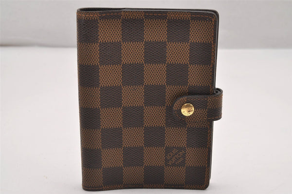 Authentic Louis Vuitton Damier Agenda PM Notebook Cover R20700 LV 1515J