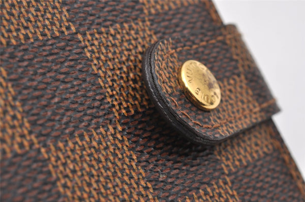 Authentic Louis Vuitton Damier Agenda PM Notebook Cover R20700 LV 1515J
