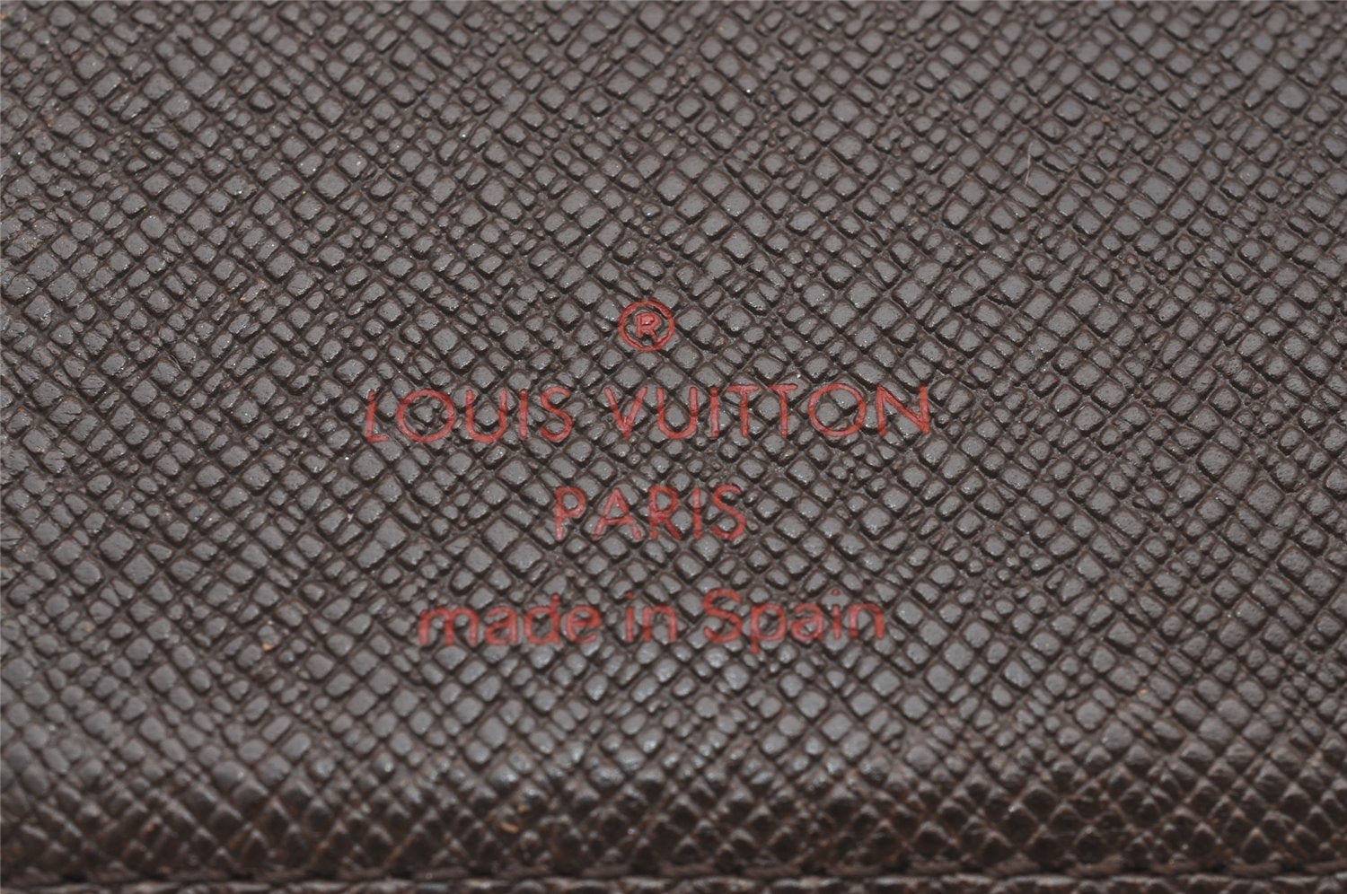 Authentic Louis Vuitton Damier Agenda PM Notebook Cover R20700 LV 1515J