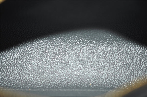 Authentic Louis Vuitton Epi Dauphine Cosmetic Pouch Black M48442 LV 1517K