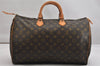 Authentic Louis Vuitton Monogram Speedy 40 Hand Boston Bag M41522 LV 1519K