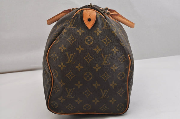 Authentic Louis Vuitton Monogram Speedy 40 Hand Boston Bag M41522 LV 1519K