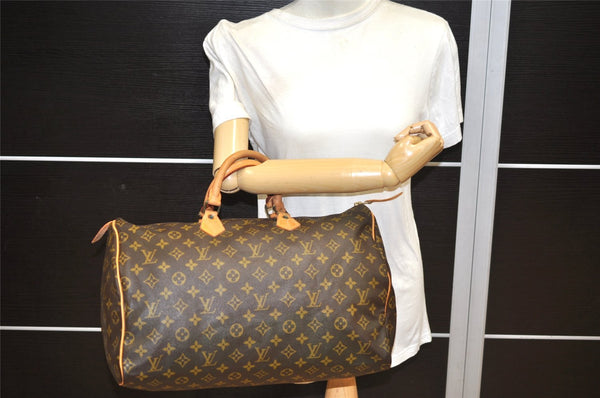 Authentic Louis Vuitton Monogram Speedy 40 Hand Boston Bag M41522 LV 1519K