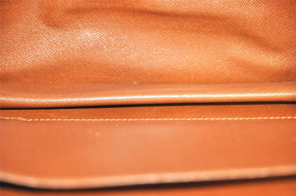 Authentic Louis Vuitton Monogram Chaillot Clutch Bag M51788 LV 1520I