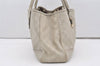 Authentic GUCCI Princy Guccissima GG Leather Tote Bag 163805 White 1520J