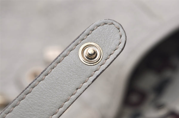 Authentic GUCCI Princy Guccissima GG Leather Tote Bag 163805 White 1520J