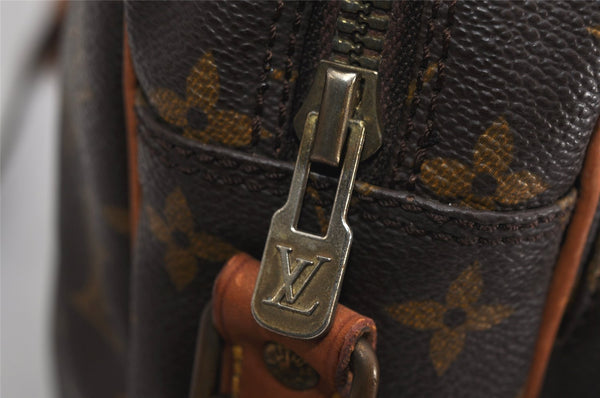 Authentic Louis Vuitton Monogram Nile Shoulder Cross Body Bag M45244 LV 1520K