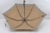Authentic FENDI Zucca Vintage Folding Umbrella Brown Beige 1521J
