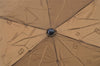 Authentic FENDI Zucca Vintage Folding Umbrella Brown Beige 1521J