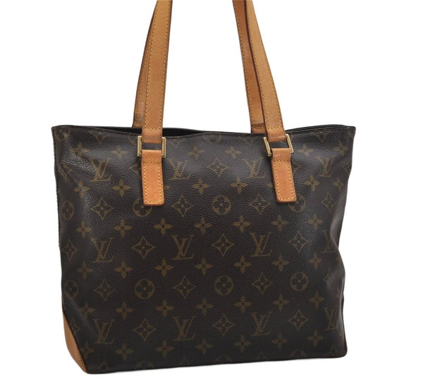 Authentic Louis Vuitton Monogram Cabas Piano Shoulder Tote Bag M51148 LV 1521K
