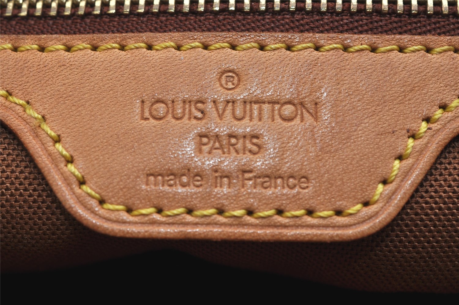 Authentic Louis Vuitton Monogram Cabas Piano Shoulder Tote Bag M51148 LV 1521K