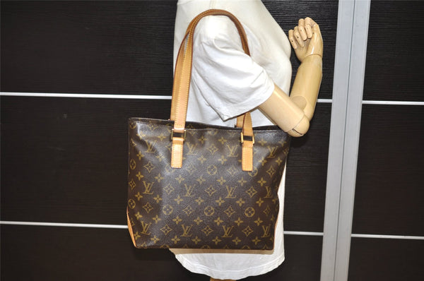 Authentic Louis Vuitton Monogram Cabas Piano Shoulder Tote Bag M51148 LV 1521K