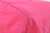 Authentic PRADA Vintage Nylon Tessuto Drawstring Hand Bag Purse Pink 1522J