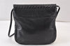 Authentic FENDI Vintage Shoulder Cross Body Bag Purse Leather Black 1522K