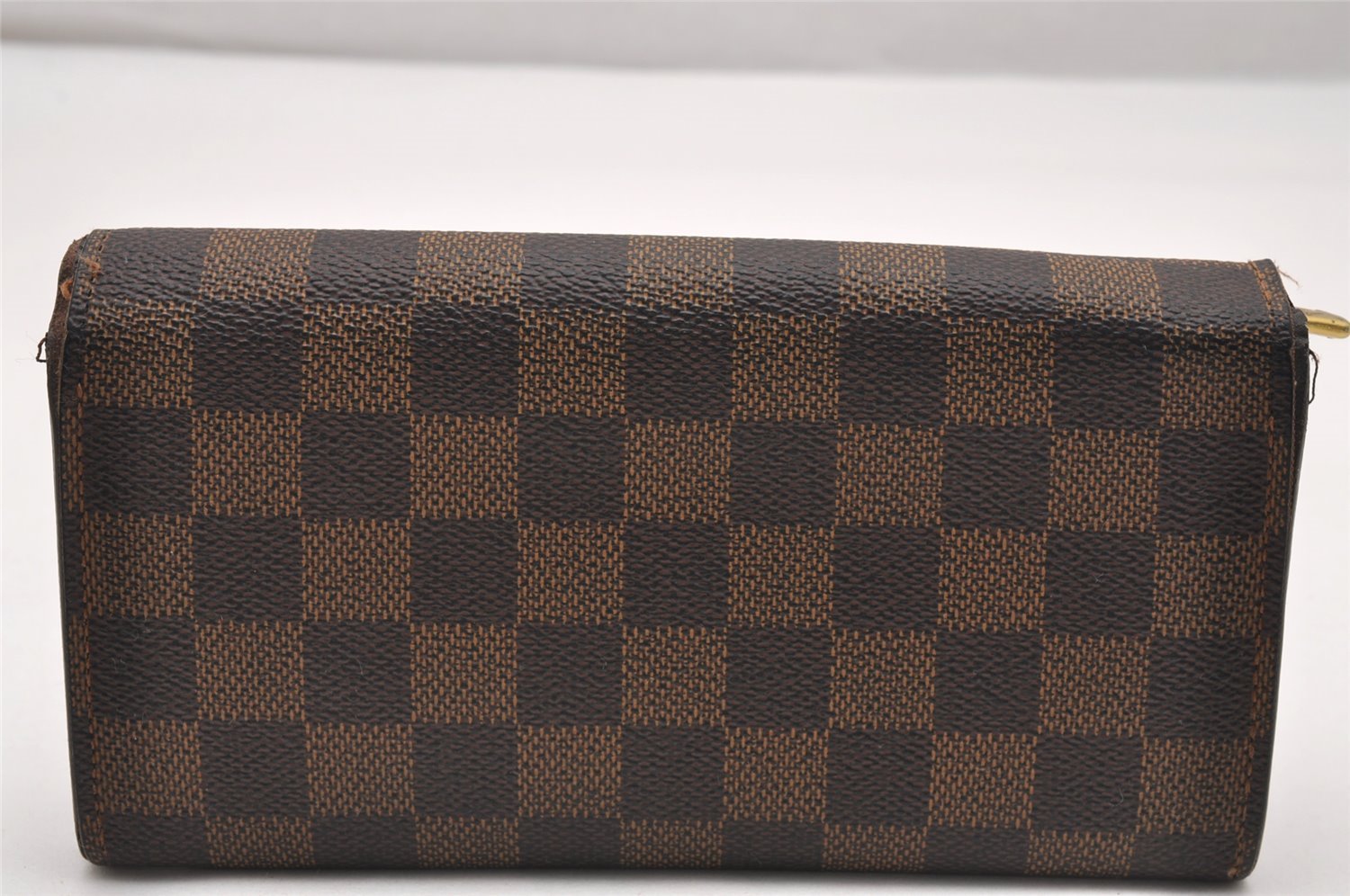 Authentic Louis Vuitton Damier Portefeuille Sarah Long Wallet N61734 LV 1524J