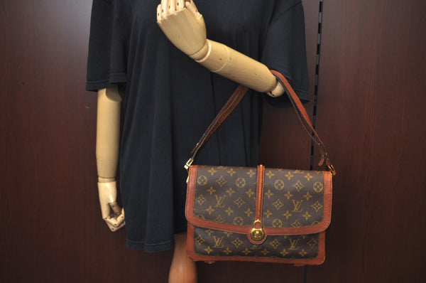 Authentic Louis Vuitton Monogram Sac Vendome Shoulder Cross Bag Old Model 1525I