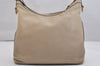 Authentic GUCCI Miss GG 2Way Shoulder Hand Bag Leather 326514 Beige 1525K