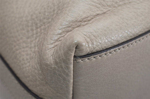 Authentic GUCCI Miss GG 2Way Shoulder Hand Bag Leather 326514 Beige 1525K