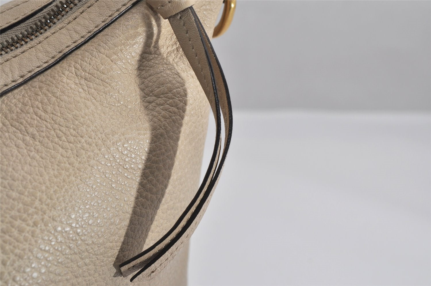 Authentic GUCCI Miss GG 2Way Shoulder Hand Bag Leather 326514 Beige 1525K