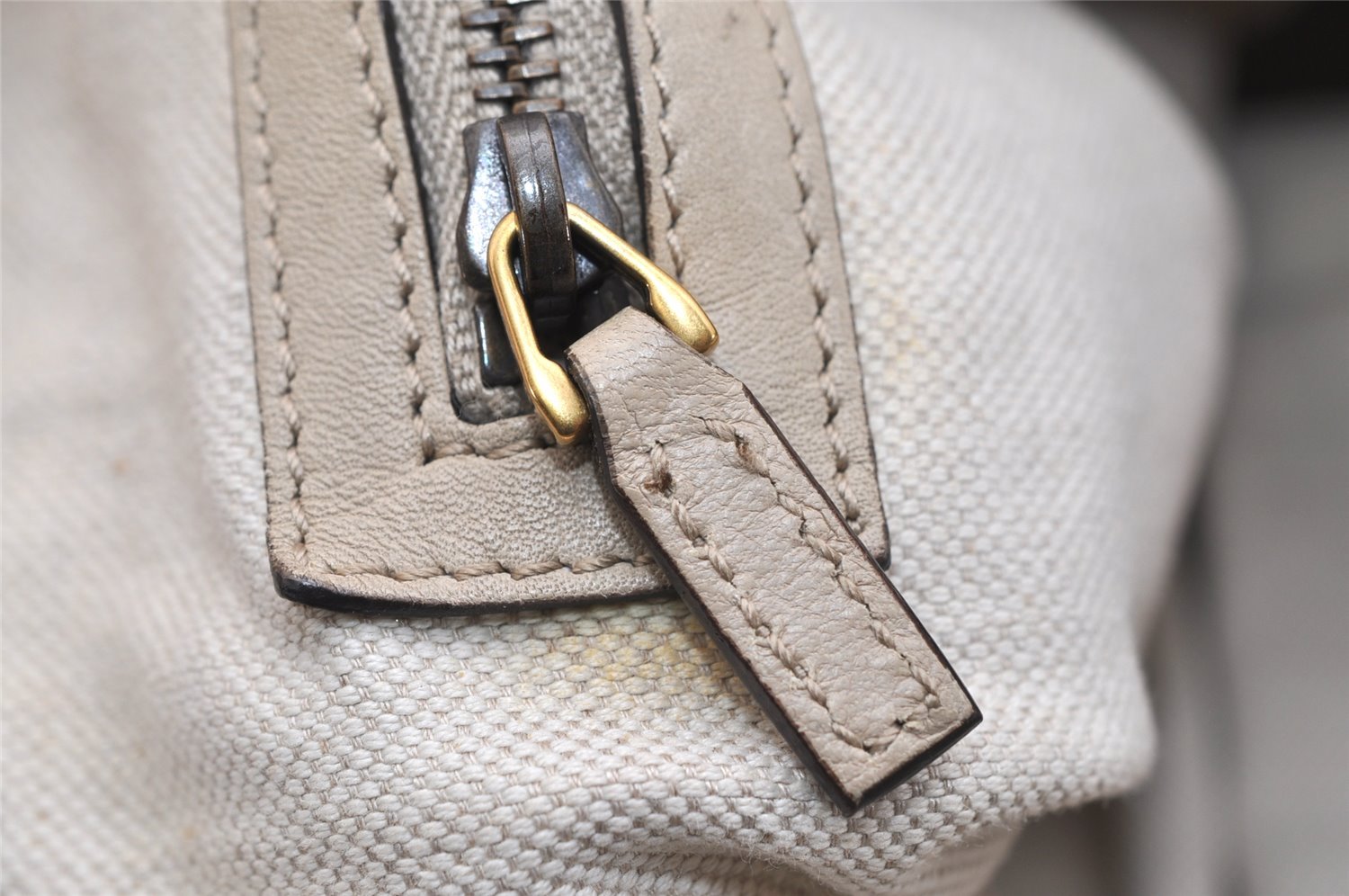 Authentic GUCCI Miss GG 2Way Shoulder Hand Bag Leather 326514 Beige 1525K
