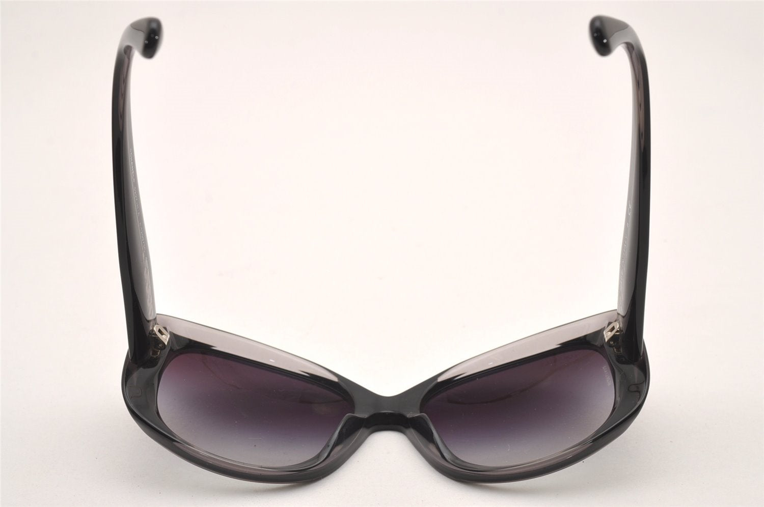 Authentic CHANEL Sunglasses CC Logos CoCo Mark Plastic 5227-H-A Black 1526J