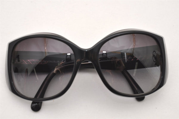 Authentic CHANEL Sunglasses CC Logos CoCo Mark Plastic 5227-H-A Black 1526J