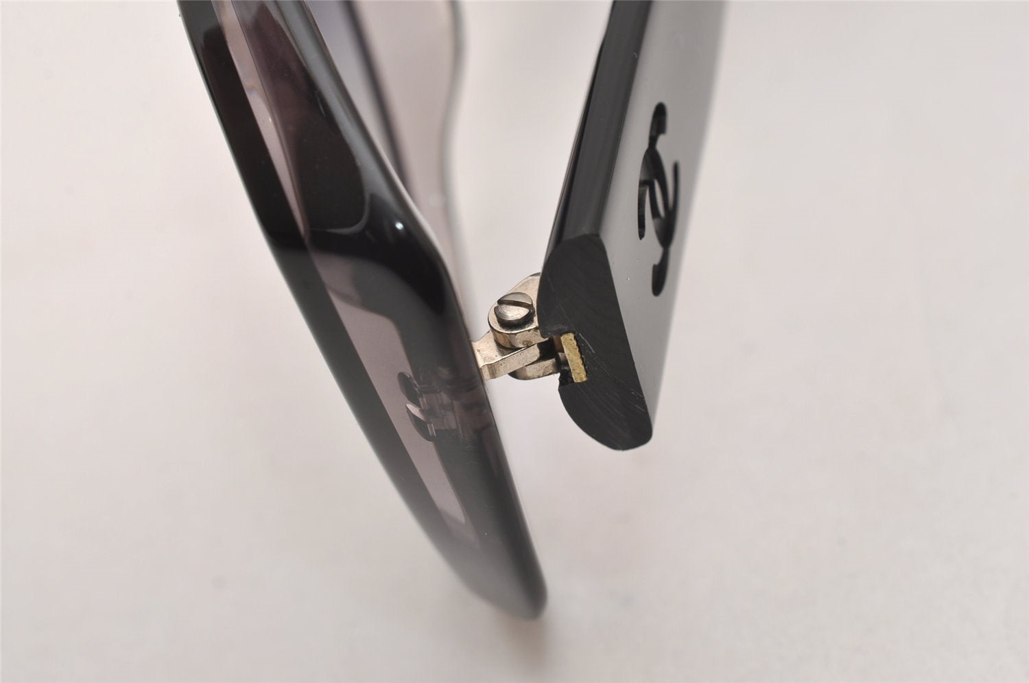 Authentic CHANEL Sunglasses CC Logos CoCo Mark Plastic 5227-H-A Black 1526J