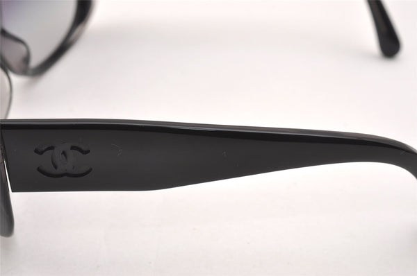 Authentic CHANEL Sunglasses CC Logos CoCo Mark Plastic 5227-H-A Black 1526J