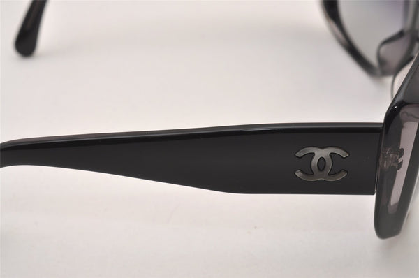 Authentic CHANEL Sunglasses CC Logos CoCo Mark Plastic 5227-H-A Black 1526J