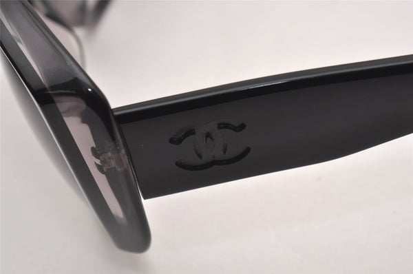 Authentic CHANEL Sunglasses CC Logos CoCo Mark Plastic 5227-H-A Black 1526J