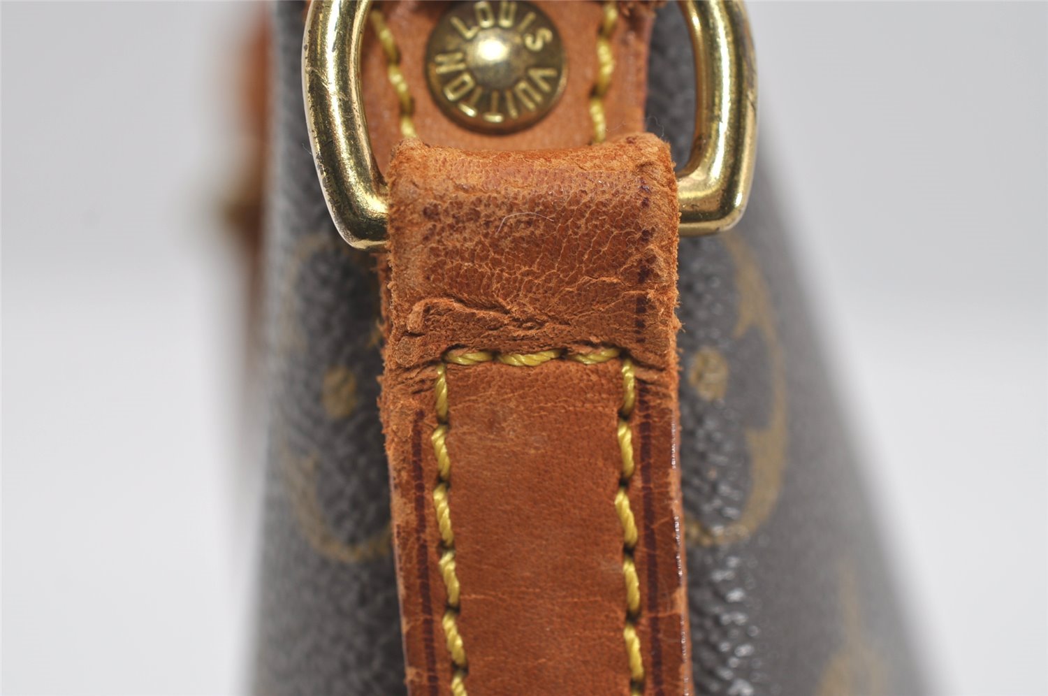 Authentic Louis Vuitton Monogram Drouot Shoulder Cross Bag M51290 Junk 1527I