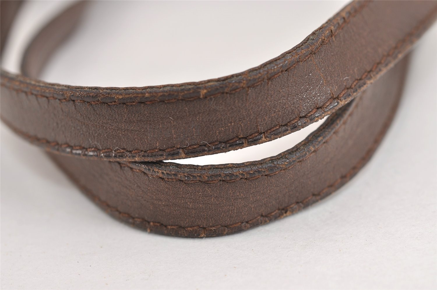 Authentic GUCCI Vintage Shoulder Tote Bag GG Canvas Leather 31244 Brown 1527J