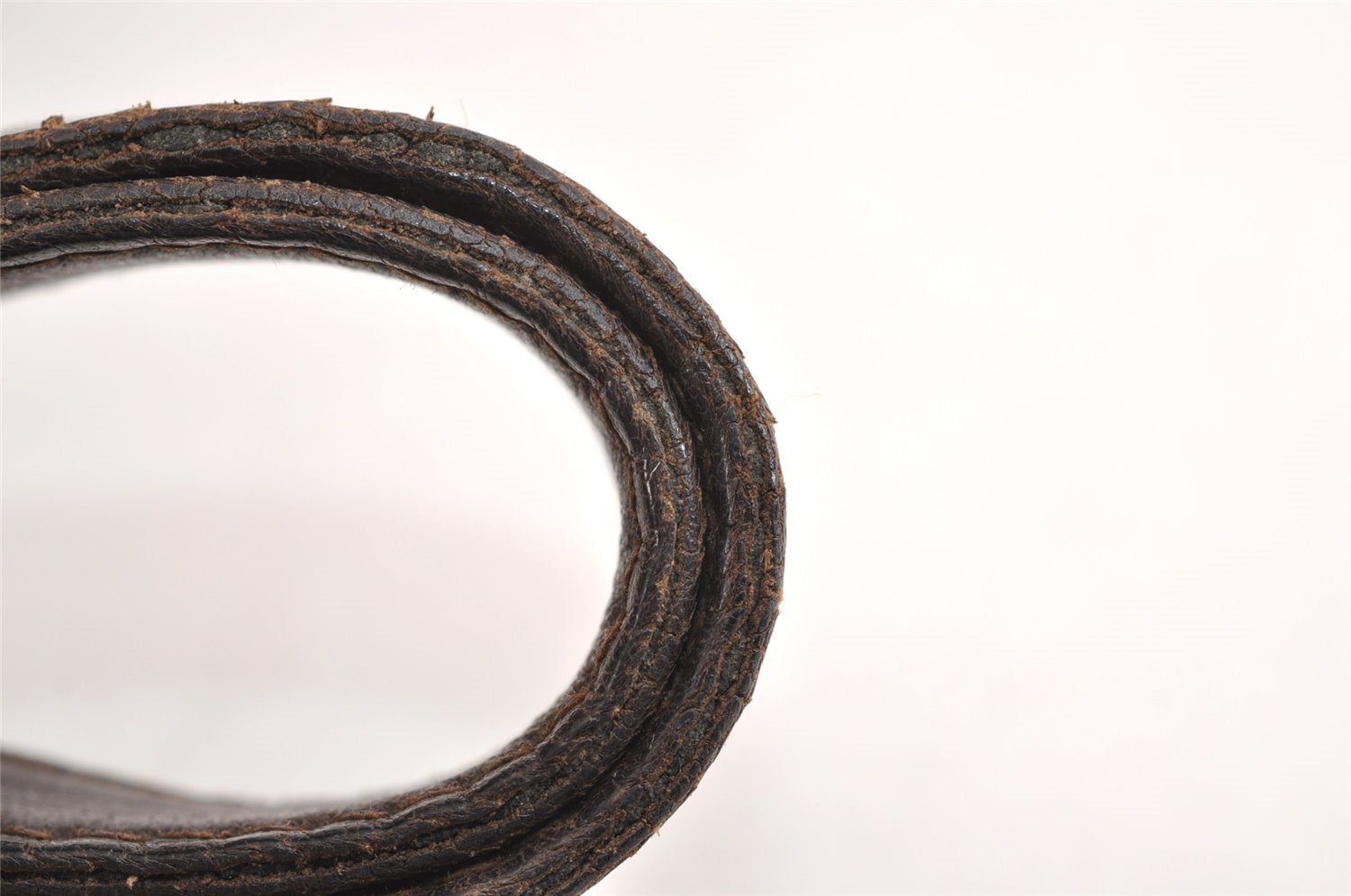 Authentic GUCCI Vintage Shoulder Tote Bag GG Canvas Leather 31244 Brown 1527J