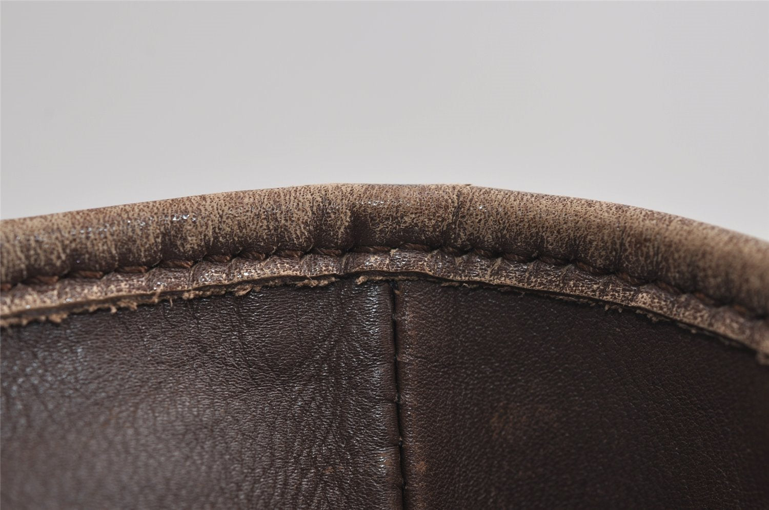 Authentic GUCCI Vintage Shoulder Tote Bag GG Canvas Leather 31244 Brown 1527J