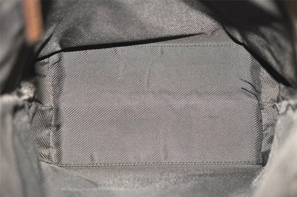 Authentic GUCCI Vintage Shoulder Tote Bag GG Canvas Leather 31244 Brown 1527J