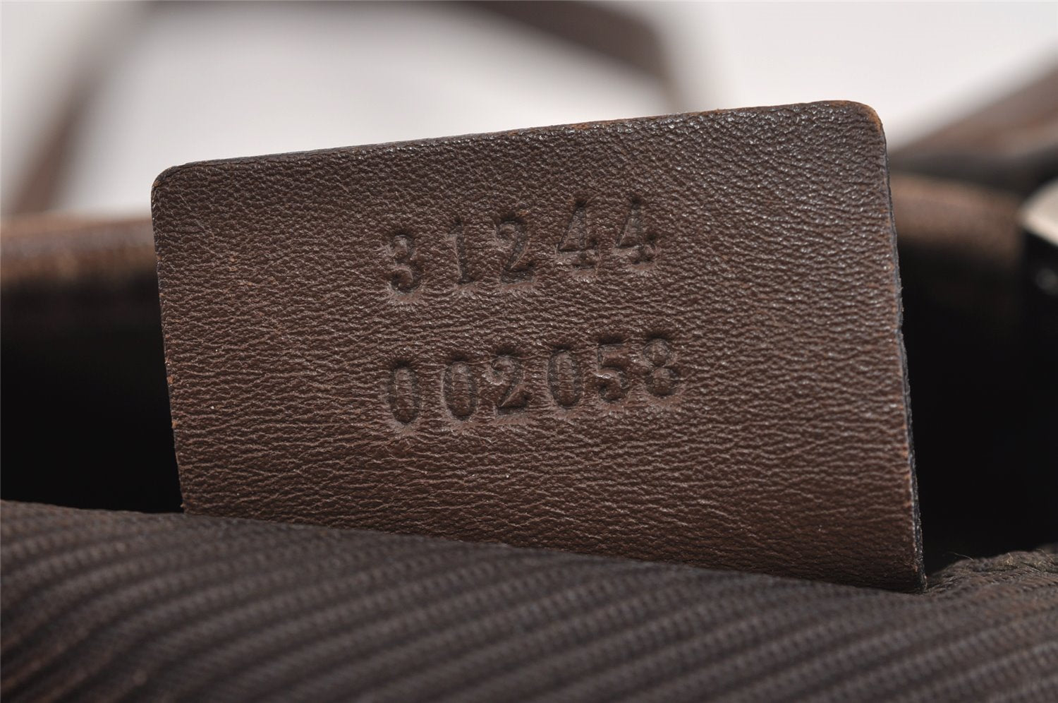 Authentic GUCCI Vintage Shoulder Tote Bag GG Canvas Leather 31244 Brown 1527J